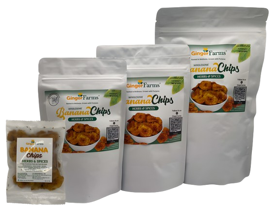 Banana Chips (30g, 80, 100g, 210g) - Herbs & Spices